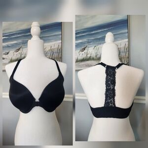 Victoria's Secret Racerback  Body By Victoria 34DDD Black Bra